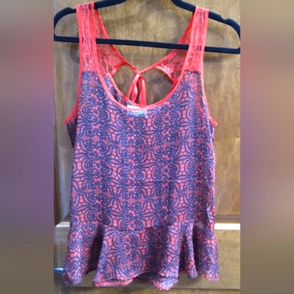 Red Stripes - Inspired By Selena Gomez - Sustainably Made Tank Top